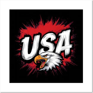 Rebel Spirit: USA Graffiti Eagle Posters and Art